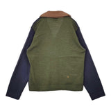 45R/45rpm 81080013 度詰USモーの908ニットソーカーディガン 定価41800円 ウール100％ カーディガン ネイビー カーキ レディース フォーティーファイブアールピーエム【中古】5-1104T△