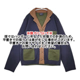 45R/45rpm 81080013 度詰USモーの908ニットソーカーディガン 定価41800円 ウール100％ カーディガン ネイビー カーキ レディース フォーティーファイブアールピーエム【中古】5-1104T△