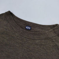 45R/45rpm ウール天竺のニットTシャツ 定価25300円 セーター ニット カーキ レディース フォーティーファイブアールピーエム【中古】5-0913T∞