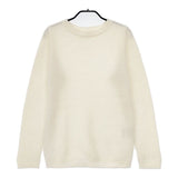 45R/45rpm カシミヤワッフルT-SHIRT サイズ3 定価37400円 セーター ニット アイボリー レディース フォーティーファイブアールピーエム【中古】5-0913T∞