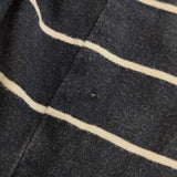 MARGARET HOWELL 579-7166054 コットンリネン ボーダー 半袖Ｔシャツ カットソー ネイビー メンズ マーガレットハウエル【中古】5-0609S∞