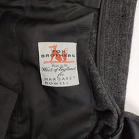 MARGARET HOWELL/FOX BROTHERS 579-0240607 ウール トラウザーズ パンツ チャコールグレー メンズ マーガレットハウエル/フォックスブラザーズ【中古】5-1005T∞