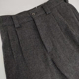 MARGARET HOWELL/FOX BROTHERS 579-0240607 ウール トラウザーズ パンツ チャコールグレー メンズ マーガレットハウエル/フォックスブラザーズ【中古】5-1005T∞