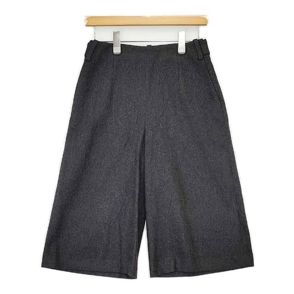 MARGARET HOWELL/FOX BROTHERS 578-6244003 ウール ショートパンツ ハーフパンツ ショーツ グレー レディース マーガレットハウエル/フォックスブラザーズ【中古】5-0913T∞
