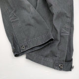 MHL. WASHED COMPACT COTTON TROUSERS 595-2143502 定価28600円 サイズ2 パンツ 22SS ブラック レディース エムエイチエル【中古】5-0513M♪
