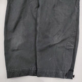 MHL. WASHED COMPACT COTTON TROUSERS 595-2143502 定価28600円 サイズ2 パンツ 22SS ブラック レディース エムエイチエル【中古】5-0513M♪