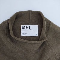 MHL. 595-0263505 FELTED ROUGH WOOL セーター ニット 20AW カーキ レディース エムエイチエル【中古】5-0913T∞