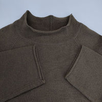 MHL. 595-0263505 FELTED ROUGH WOOL セーター ニット 20AW カーキ レディース エムエイチエル【中古】5-0913T∞