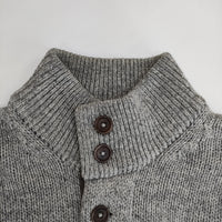 MHL. 579-260055 ウール ハイネック サイズM セーター ニット グレー メンズ エムエイチエル【中古】5-0928T△