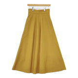 ELIN フレア マキシスカート 11606-23-1103 ウール ロングスカート イエロー系 レディース エリン【中古】5-0913T∞