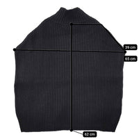 JOURNAL STANDARD LUXE ハイネック ノースリーブニット ベスト ブラック レディース ジャーナルスタンダード ラックス【中古】5-0913T∞