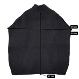 JOURNAL STANDARD LUXE ハイネック ノースリーブニット ベスト ブラック レディース ジャーナルスタンダード ラックス【中古】5-0913T∞