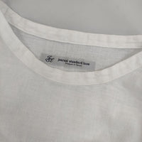 JOURNAL STANDARD LUXE リネン 七分袖 ワンピース ホワイト レディース ジャーナルスタンダード ラックス【中古】5-0816M∞