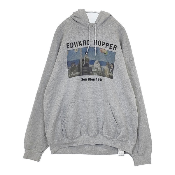 BEAMS EDWARD HOPPER HOODIE 定価17600円 HMNBE-24AW-03SW パーカー 24AW グレー メンズ ビームス【中古】5-0928T△
