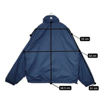 Champion ゴールドウィン CJ1973 ポリエステル 裏起毛 ジャケット ブルゾン ネイビー メンズ チャンピオン【中古】5-0917T∞