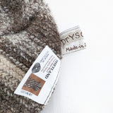 Drystane ドライストーン スコットランド製 シェットランド ニットキャップ ブラウン ベージュ レディース【中古】5-1016T◎