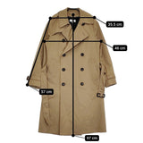 HYKE 161-17005 サイズ1 ライナー付き トレンチコート 16SS ベージュ レディース ハイク【中古】5-0511M♪