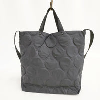 BAG'n'NOUN/BEAMS BOY 別注 ドットバッグ 2way トートバッグ ショルダーバッグ ブラック レディース バッグンナウン/ビームスボーイ【中古】5-0813G◎