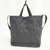 BAG'n'NOUN/BEAMS BOY 別注 ドットバッグ 2way トートバッグ ショルダーバッグ ブラック レディース バッグンナウン/ビームスボーイ【中古】5-0813G◎
