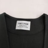 FORK&SPOON ダンボールベスト DF34-21V047 サイズ1 ベスト ブラック レディース フォークアンドスプーン【中古】5-0513M♪