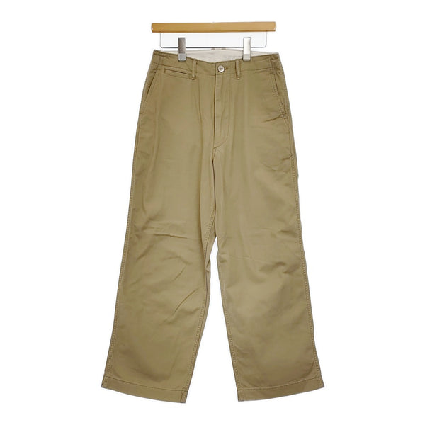 BEAMS BOY ワイドチノパンツ 定価16280円 サイズ0 13-24-0337-791 チノパンツ 24SS ベージュ レディース ビームスボーイ【中古】5-0513M♪