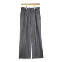 BEAMS BOY ヘリンボーンツイルスラックス サイズ1 定価18480円 パンツ 24AW チャコールグレー レディース ビームスボーイ【中古】5-0315T♪