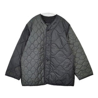 BEAMS BOY リップストップ サーモライト 2トーン ライナー 定価17600円 ナイロン 中綿 ジャケット 21AW チャコールグレー レディース ビームスボーイ【中古】5-0913T∞