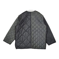 BEAMS BOY リップストップ サーモライト 2トーン ライナー 定価17600円 ナイロン 中綿 ジャケット 21AW チャコールグレー レディース ビームスボーイ【中古】5-0913T∞