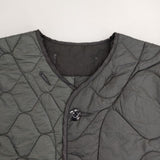 BEAMS BOY リップストップ サーモライト 2トーン ライナー 定価17600円 ナイロン 中綿 ジャケット 21AW チャコールグレー レディース ビームスボーイ【中古】5-0913T∞
