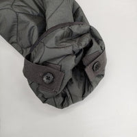 BEAMS BOY リップストップ サーモライト 2トーン ライナー 定価17600円 ナイロン 中綿 ジャケット 21AW チャコールグレー レディース ビームスボーイ【中古】5-0913T∞