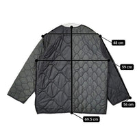 BEAMS BOY リップストップ サーモライト 2トーン ライナー 定価17600円 ナイロン 中綿 ジャケット 21AW チャコールグレー レディース ビームスボーイ【中古】5-0913T∞