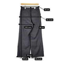 McGregor F.McGREGOR ウール混 パンツ チャコールグレー レディース マックレガー【中古】5-0913T∞