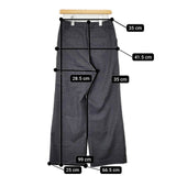 McGregor F.McGREGOR ウール混 パンツ チャコールグレー レディース マックレガー【中古】5-0913T∞
