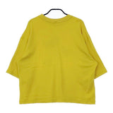 mina perhonen abs8854 anone-anone サイズM 五分袖 Ｔシャツ カットソー イエロー レディース ミナペルホネン【中古】5-0503M∞