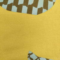 mina perhonen abs8854 anone-anone サイズM 五分袖 Ｔシャツ カットソー イエロー レディース ミナペルホネン【中古】5-0503M∞