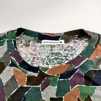 mina perhonen sa8698 piazza サイズ36 コットンカシミヤ 長袖Ｔシャツ カットソー ロンＴ マルチカラー レディース ミナペルホネン【中古】5-0503M∞