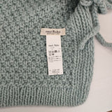 nest Robe 未使用 01234-1002 ペルーニットポップコーンケーブルベスト 定価26400円 ベスト ライトブルー レディース ネストローブ【中古】5-1101T∞