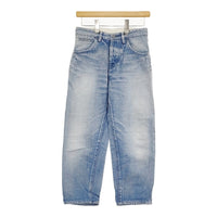mina perhonen ma4115 always ダメージ加工 サイズ34 デニムパンツ ライトブルー レディース ミナペルホネン【中古】5-0511G♪
