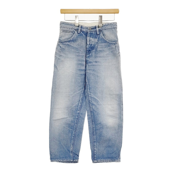 mina perhonen ma4115 always ダメージ加工 サイズ34 デニムパンツ ライトブルー レディース ミナペルホネン【中古】5-0511G♪