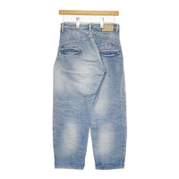 mina perhonen ma4115 always ダメージ加工 サイズ34 デニムパンツ ライトブルー レディース ミナペルホネン【中古】5-0511G♪