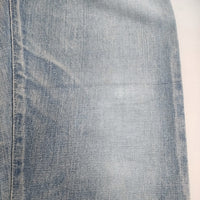 mina perhonen ma4115 always ダメージ加工 サイズ34 デニムパンツ ライトブルー レディース ミナペルホネン【中古】5-0511G♪