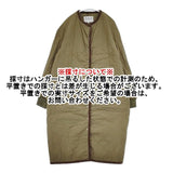 R&D.M.Co- キルティングロングコート サイズS コットン 中綿 コート カーキ レディース オールドマンズテーラー【中古】5-1101T∞