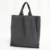 LABOUR AND WAIT レイバーアンドウェイト ロゴ コットン トートバッグ ブラック レディース【中古】5-0813G◎