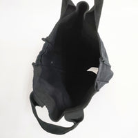 LABOUR AND WAIT レイバーアンドウェイト ロゴ コットン トートバッグ ブラック レディース【中古】5-0813G◎