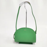 A.P.C. ハーフムーン ミニ ショルダーバッグ グリーン レディース アーペーセー【中古】5-0813G◎
