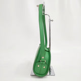 A.P.C. ハーフムーン ミニ ショルダーバッグ グリーン レディース アーペーセー【中古】5-0813G◎