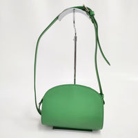 A.P.C. ハーフムーン ミニ ショルダーバッグ グリーン レディース アーペーセー【中古】5-0813G◎
