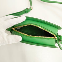 A.P.C. ハーフムーン ミニ ショルダーバッグ グリーン レディース アーペーセー【中古】5-0813G◎