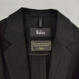 THE RERACS ライトメルトンオーバーチェスターコート 20FW-RECT-259L チェスターコート ブラック レディース ザリラクス【中古】5-1101T∞