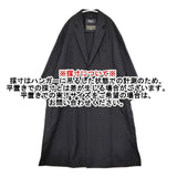 THE RERACS ライトメルトンオーバーチェスターコート 20FW-RECT-259L チェスターコート ブラック レディース ザリラクス【中古】5-1101T∞